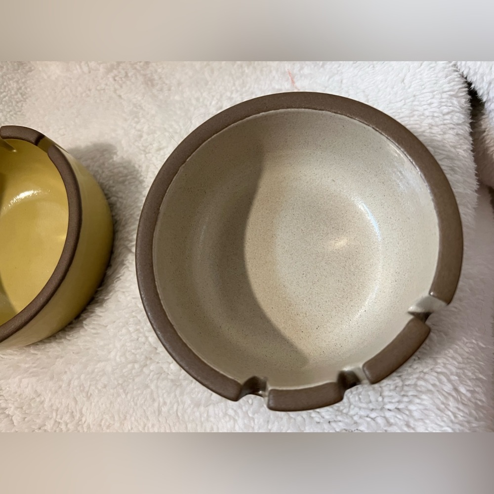 Vintage Mid-Century Heath ceramic ashtray - only white available